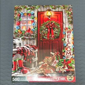 Springbok Festive Doorway Puzzle - 500 Pieces